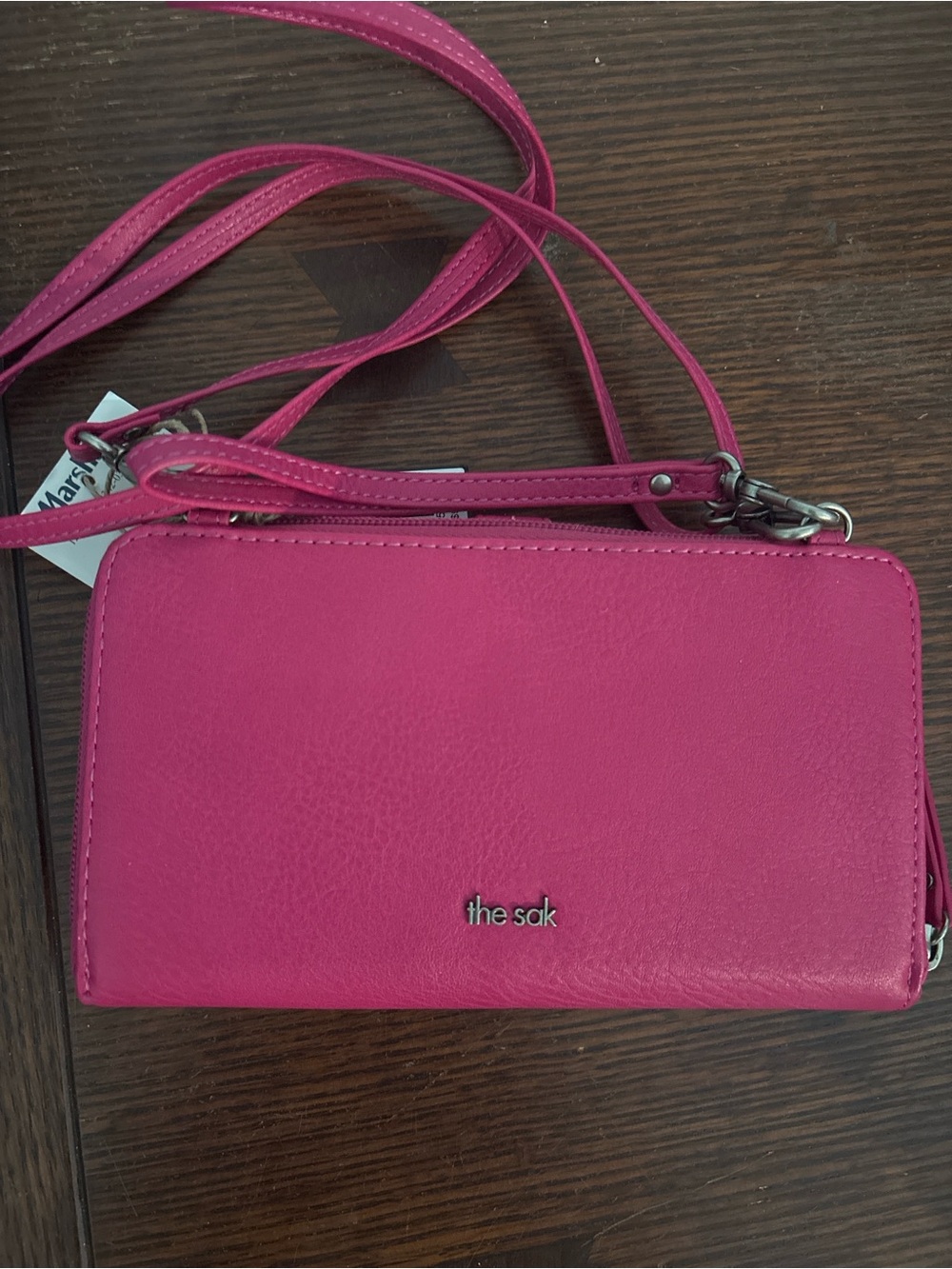 The Sak Pink Crochet Cherry Crossbody Bag - Picture 2 of 2